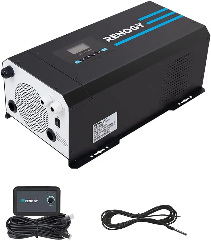 Rv Pure Sine Inverter Charger 3000W 12V - Renogy 3000w Inverter Pengisi Daya Gelombang