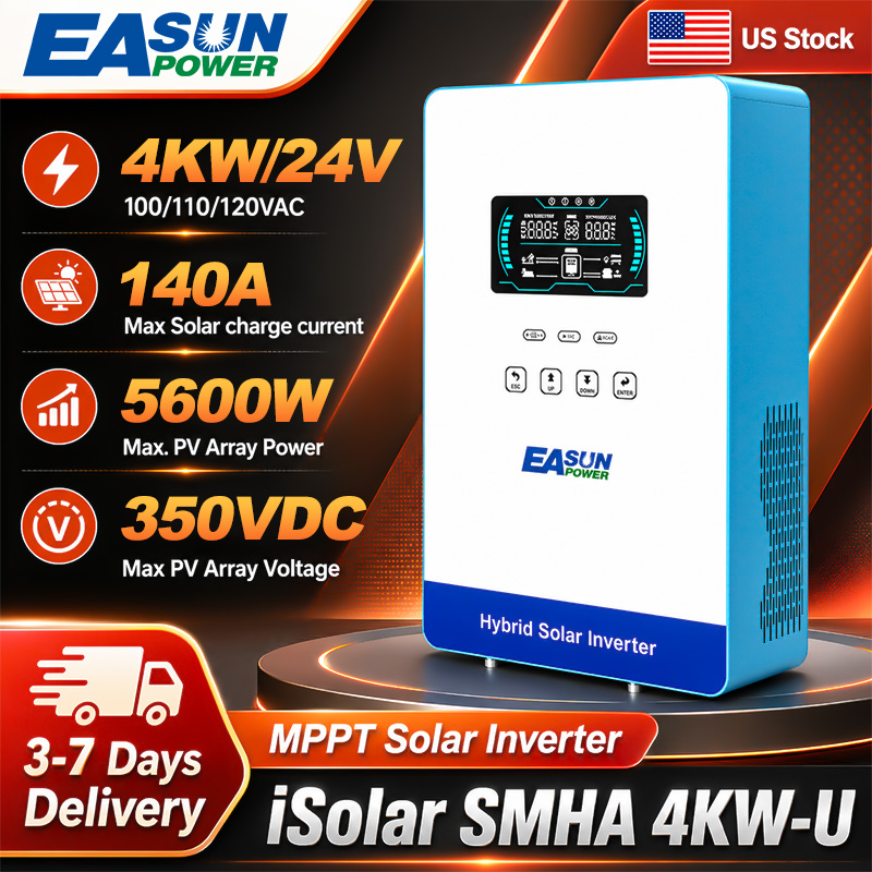 EASUN POWER 4000W 24V Inverter - Grid Tie Inverter Limiter 2000W ulasan dan harga