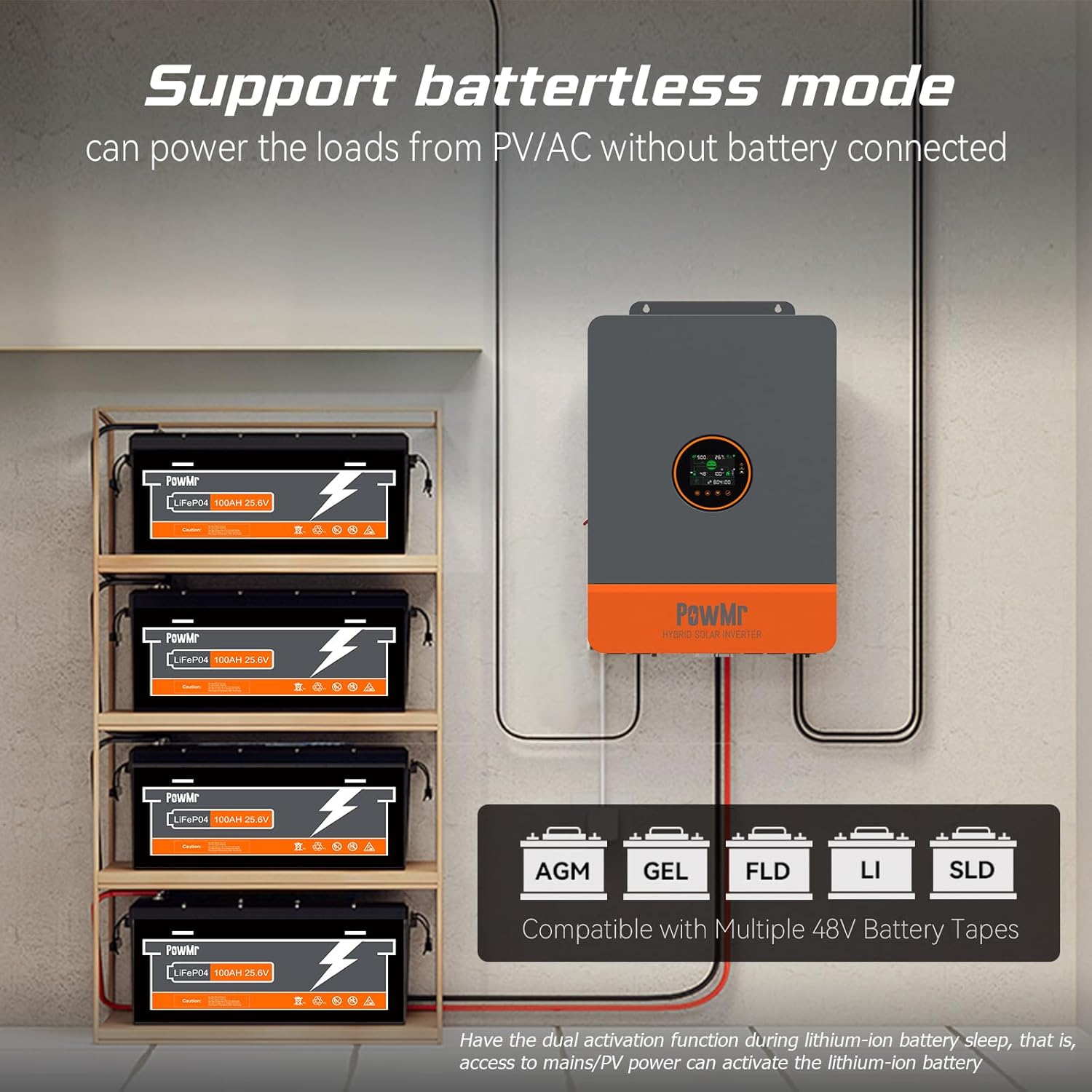 PowMr 16KW 10KW Inverter Fase  - Split Phase Inverter 10Kw 110V 220V ulasan dan harga