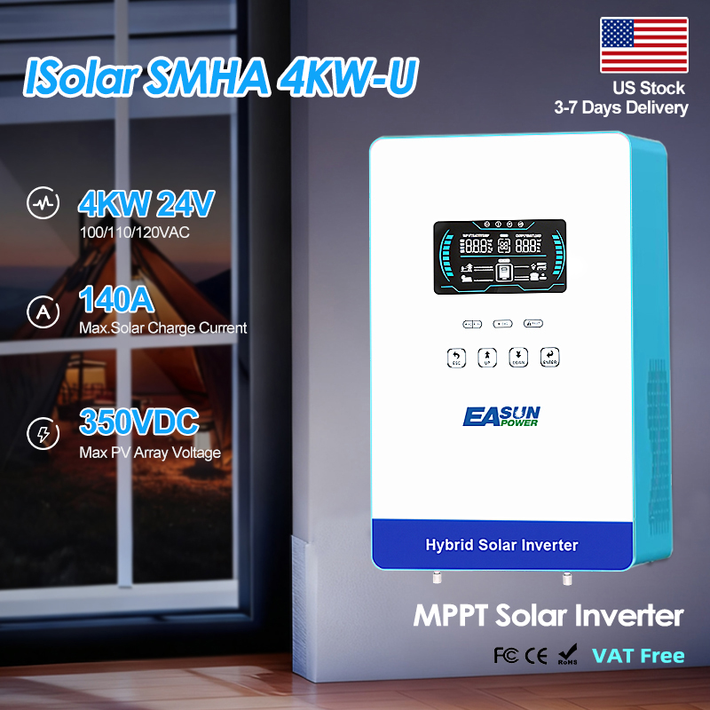 EASUN POWER 4000W 120V Inverte - Grid Tie Inverter Limiter 2000W ulasan dan harga