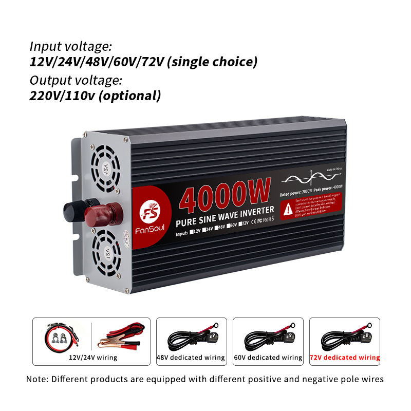Inverter Gelombang Sinus Murni - Pure Sine Wave Inverter 5000W 48V 220V ulasan dan harga