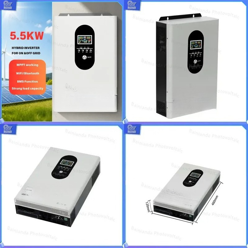 Inverter Surya Hibrida 3kW 5.5 - Hybrid Solar Inverter 5.5Kw Mppt 48V ulasan dan harga