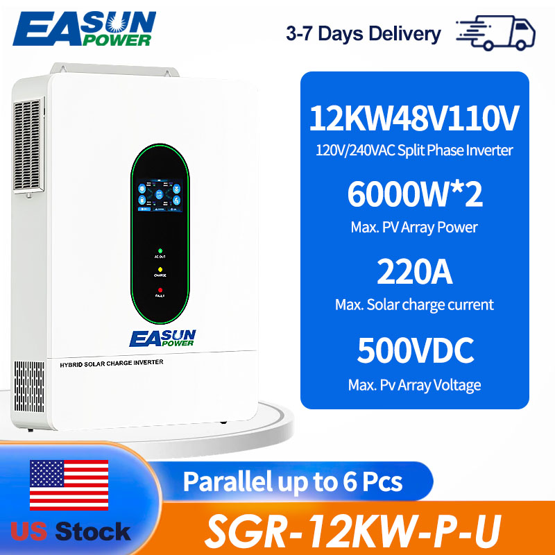 EASUN POWER US 12KW 12000W Inv - Grid Tie Inverter Limiter 2000W ulasan dan harga